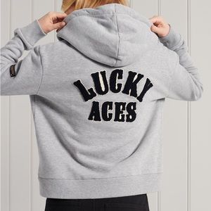 Superdry “lucky aces” hoodie